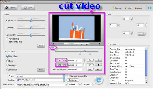 video cut for mac